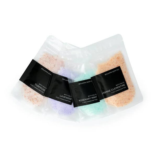 Bath Salts: Rosemary Mint WITH flowers