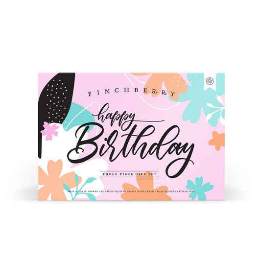 FinchBerry | Happy Birthday 3 Pcs Handcrafted Nourishing Bath & Body Set