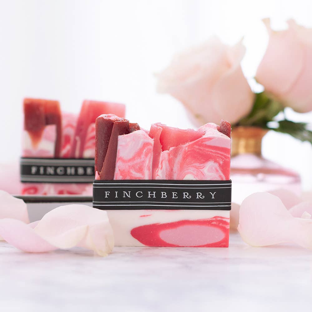 FinchBerry | Rosey Posey Soap (open stock with bands)