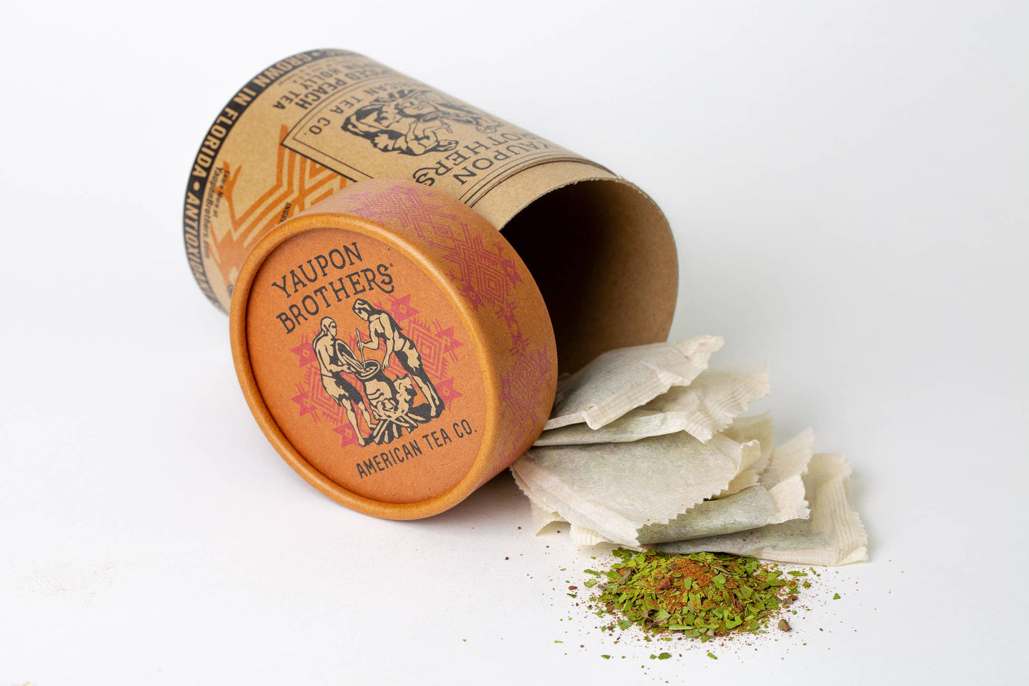 Spiced Peach Yaupon Holly Tea