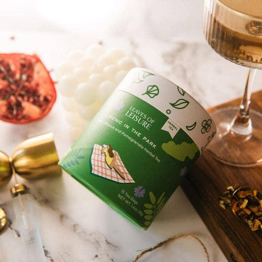Leaves of Leisure | Picnic in the Park Herbal Tea: Canister (15 tea bags)