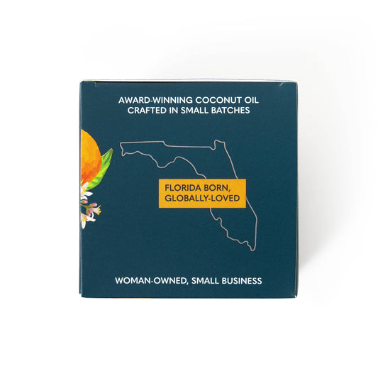 Conscious Coconut - Sunshine in a Jar - Florida Orange Coconut Oil Sugar Scrub