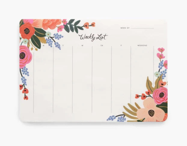 Rifle Paper Co. | Weekly Desk Pad Planner | Various