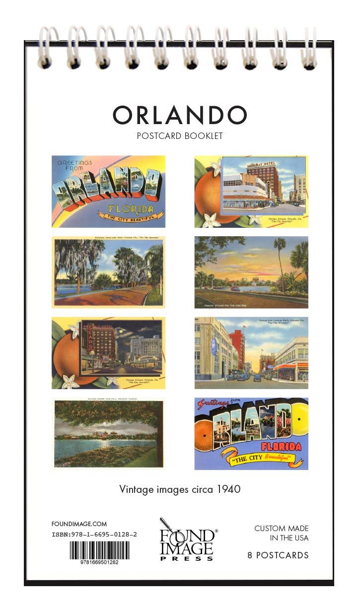Found Image Press - ORLANDO Postcard Booklet