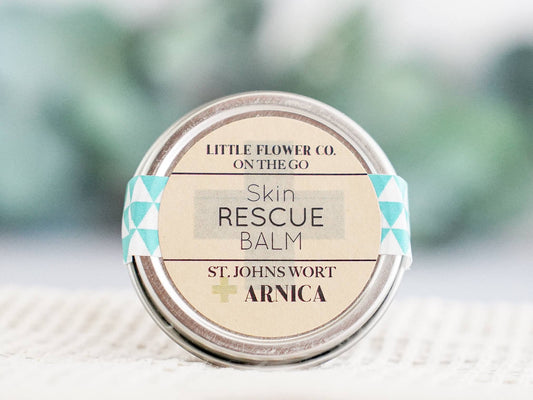 The Little Flower Soap Co - Mini Spa Gift Set with Skin Rescue Balm Tin: Tangerine