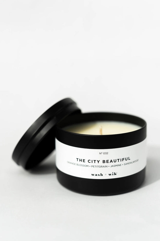 Wash and Wik | The City Beautiful | 8oz Black Tins