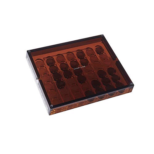 Sunnylife | Lucite 4 In A Row Limited Edition Whiskey Noir