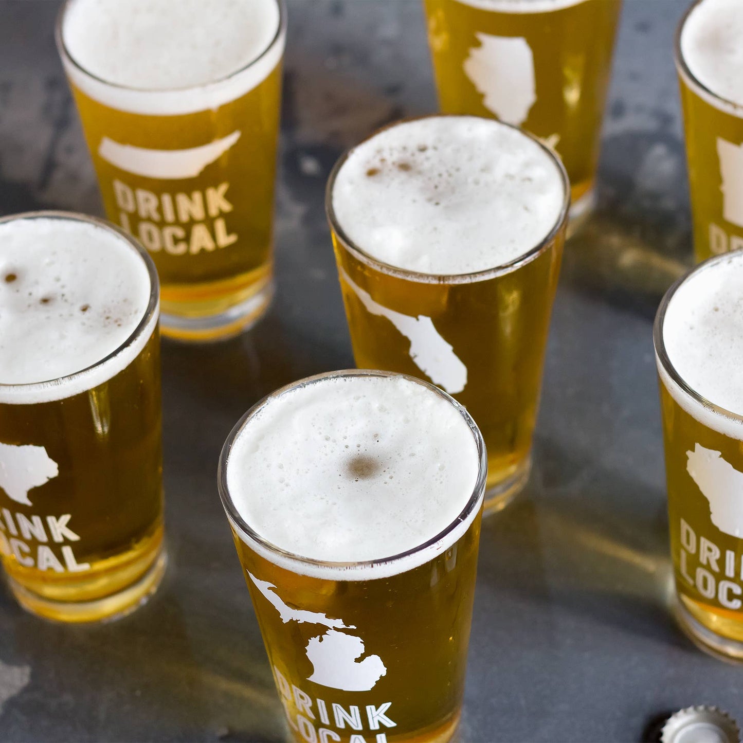 About Face Designs | Florida Pint Glass