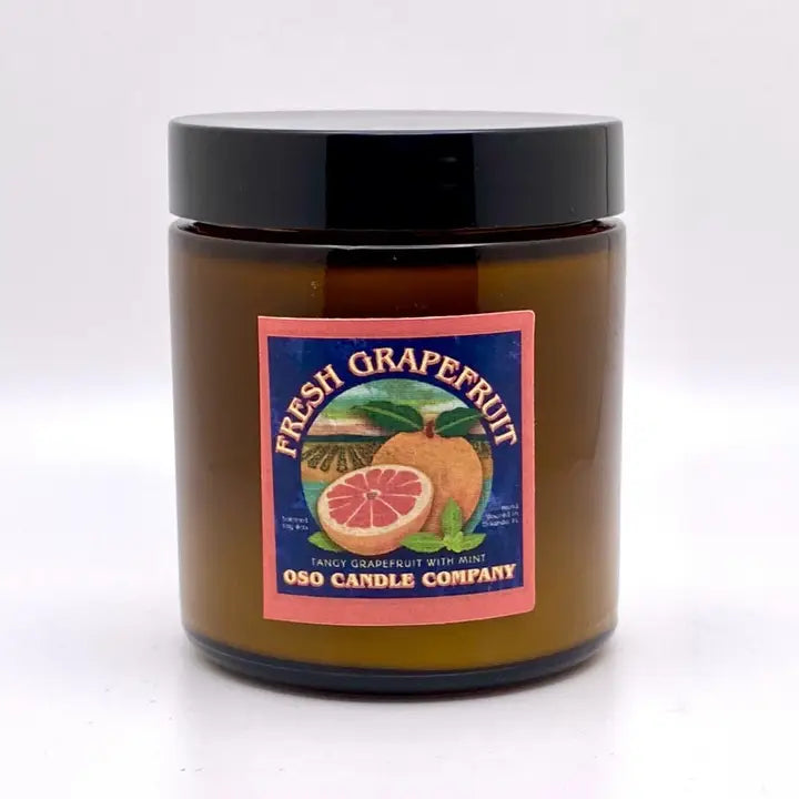 Oso Candle Company | Scented Soy Wax Candle | Fresh Grapefruit