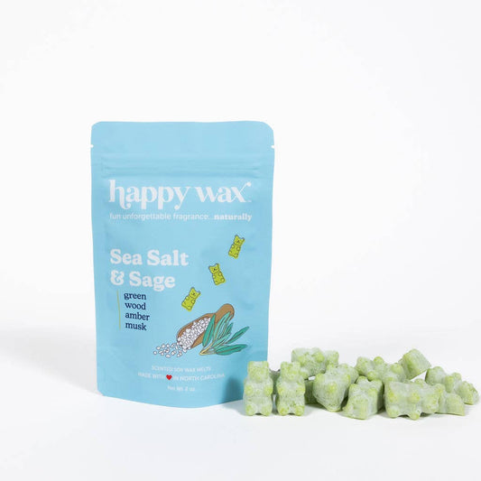 Sea Salt & Sage Wax Melts - Sample Pouch (2 oz)