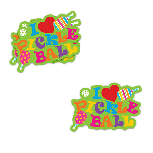 R. Nichols | I Love Pickleball Sticker