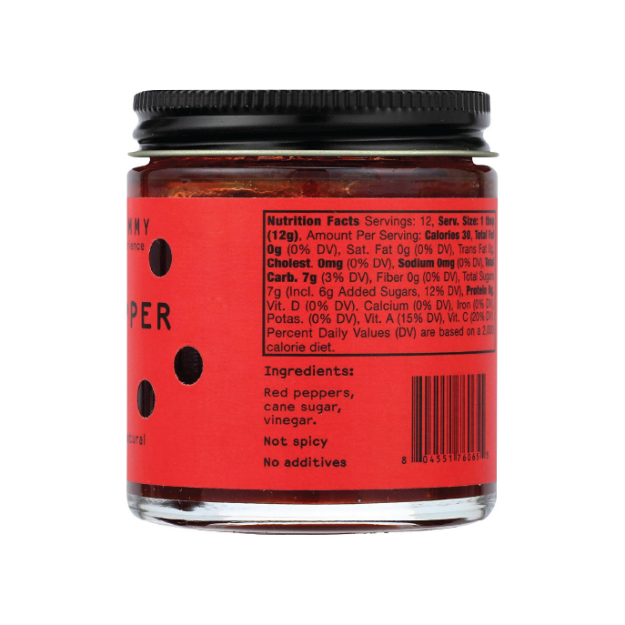 Jammy Yummy | Red Pepper Jam: 5oz