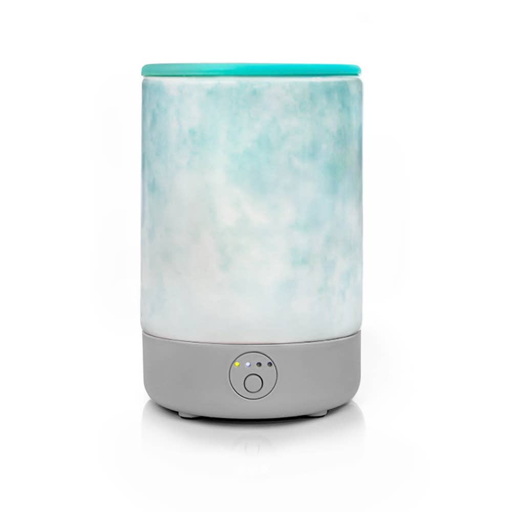 Tabletop Battery Wax Warmer: Marble