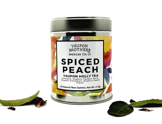 Spiced Peach Yaupon Holly Tea