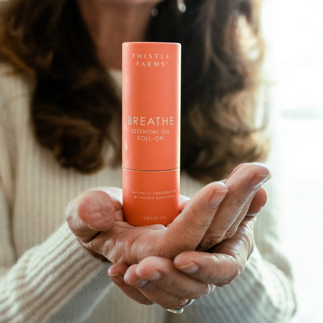 Thistle Farms | Breathe Essential Oil Roll On | Eucalyptus Peppermint