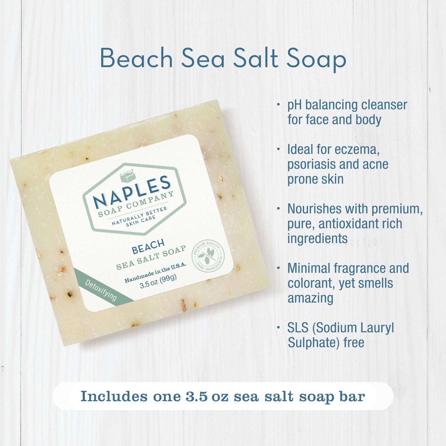 Naples Soap Company | Beach Sea Salt Soap