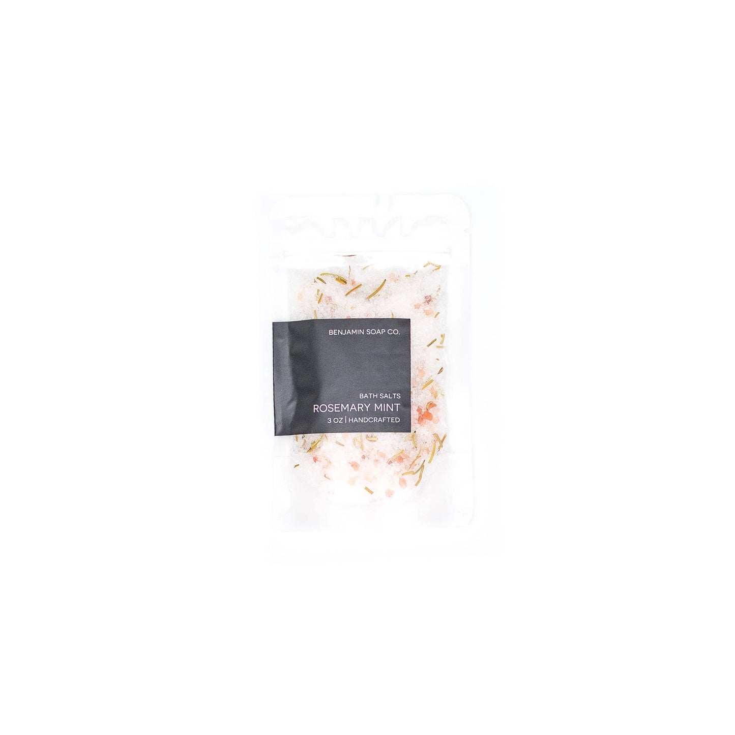 Bath Salts: Rosemary Mint WITH flowers