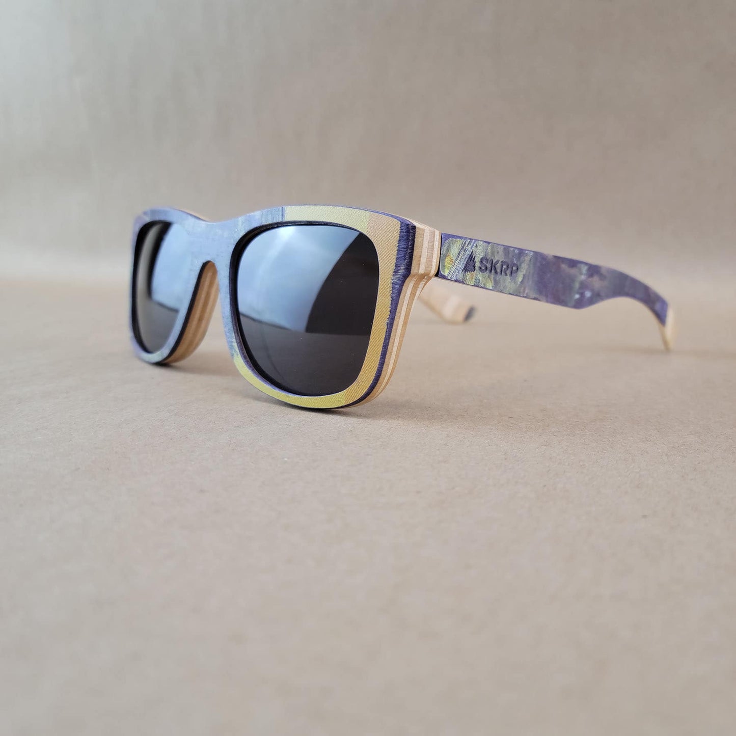 SKRP | Recycled Skateboard Wayfarer Style Sunglasses
