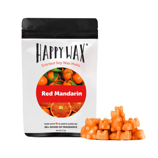Red Mandarin Wax Melts - Sample Pouch (2 oz)