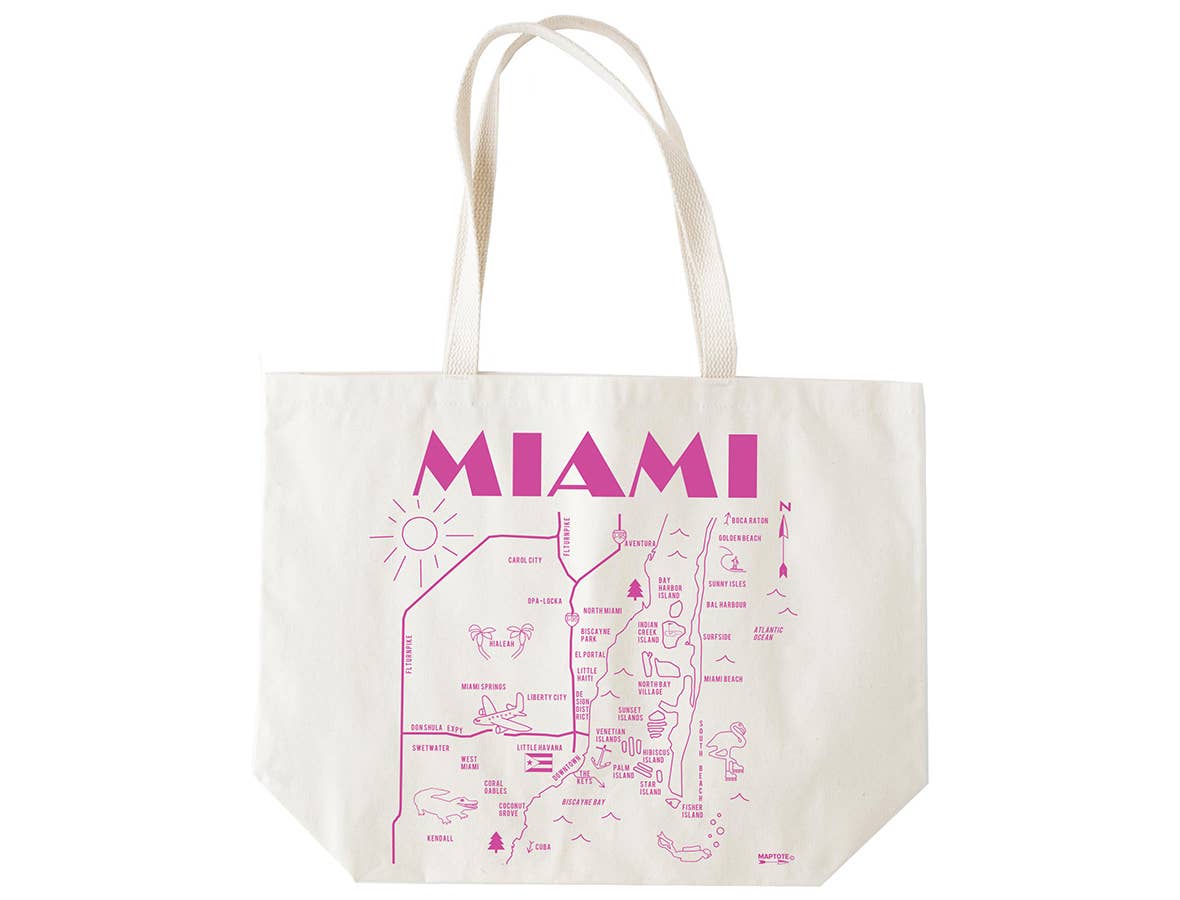 Maptote | Miami Beach Tote