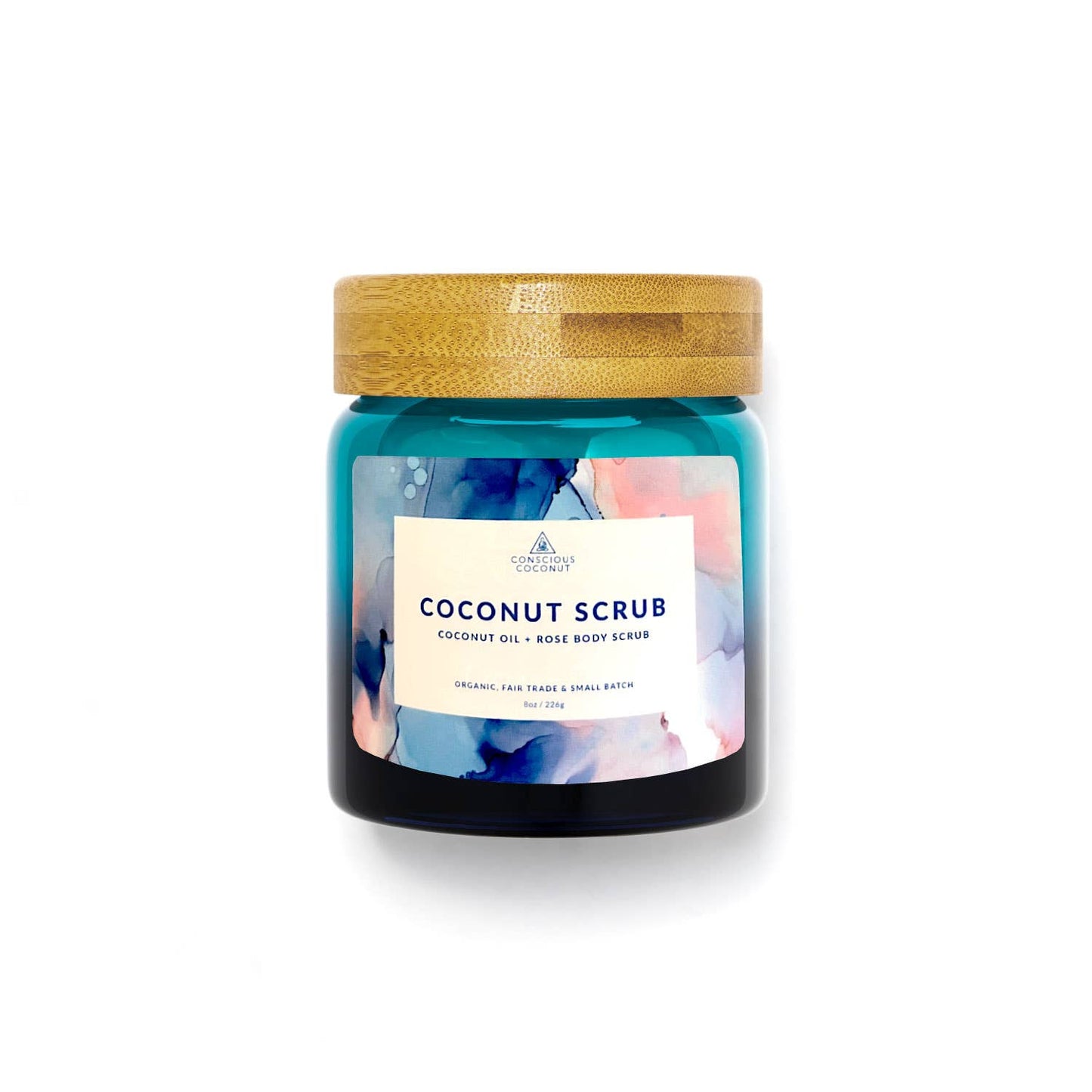 Conscious Coconut | Organic Coconut Rose Scrub - 8 ounces