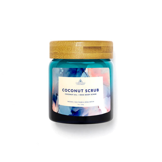 Conscious Coconut | Organic Coconut Rose Scrub - 8 ounces