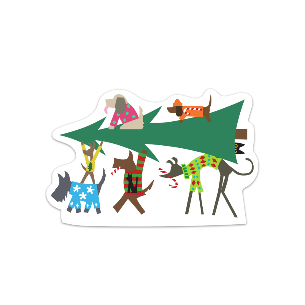 R. Nichols | Greetings That Stick, Tree Expedition Card + Sticker