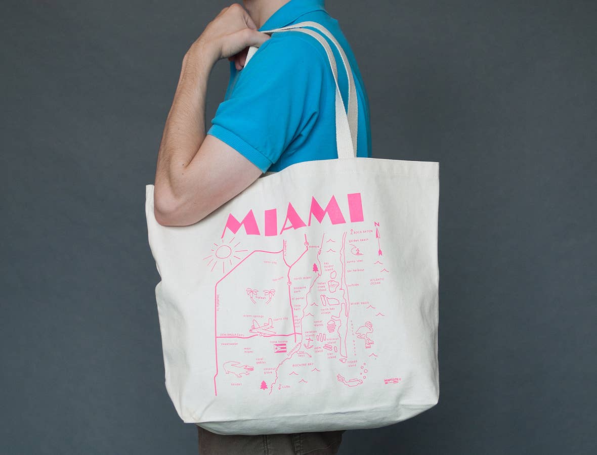 Maptote | Miami Beach Tote
