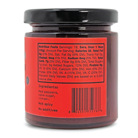 Jammy Yummy | Red Pepper Jam: 5oz