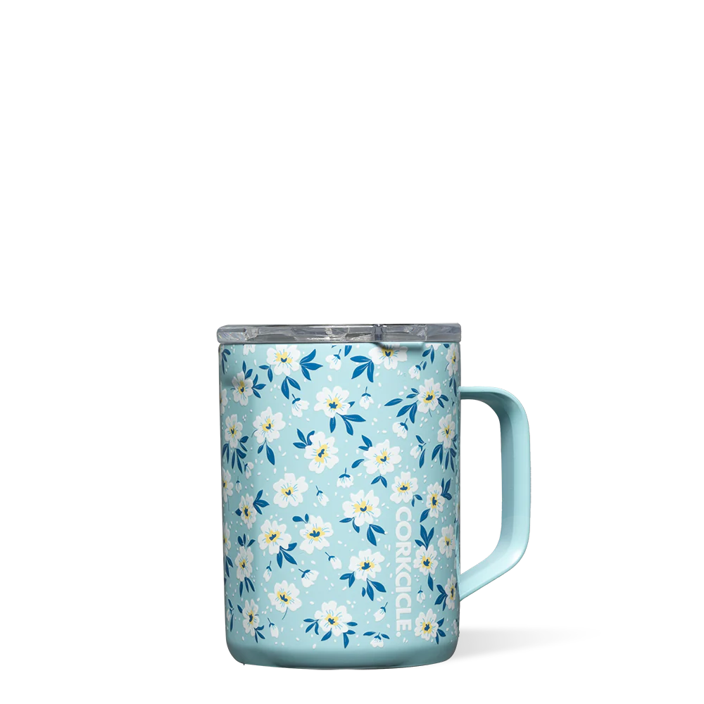 Corkcicle | Mug | Rifle Paper Co. | Ditsy Floral Blue
