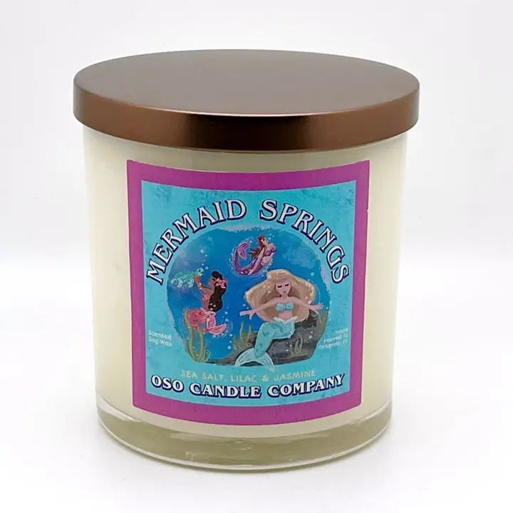 Oso Candle Company | Scented Soy Wax Candle | Mermaid Springs | 8.5 oz
