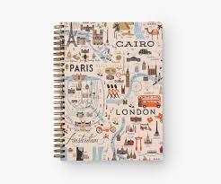 Rifle Paper Co. | Spiral Notepad | Large | Bon Voyage