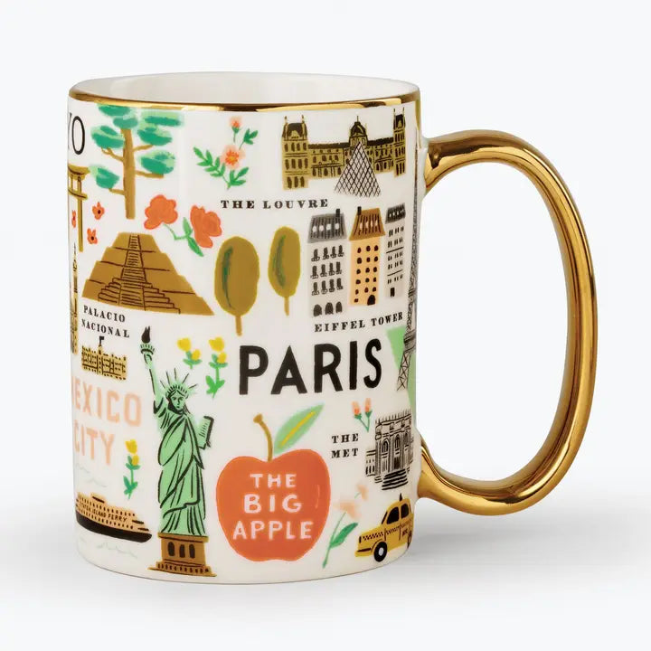 Rifle Paper Co. | Porcelain Mug | Bon Voyage
