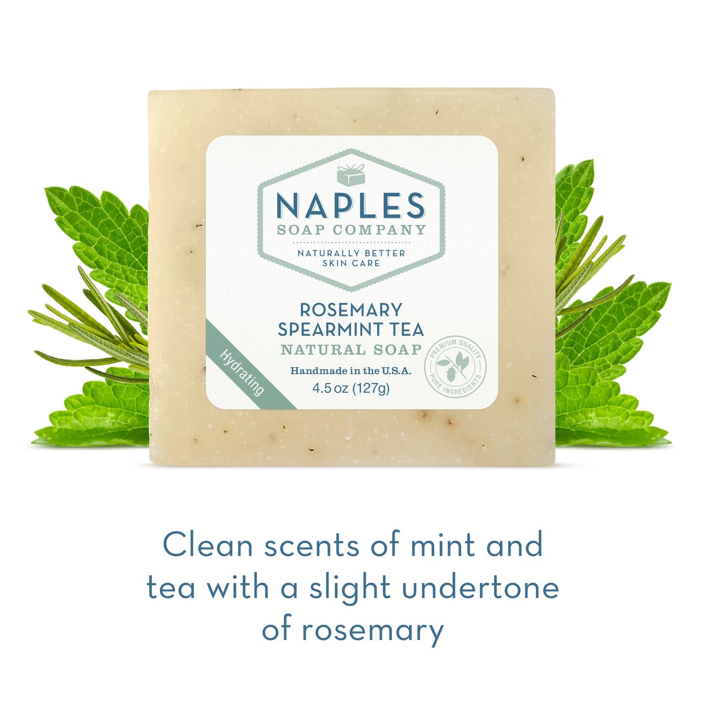 Naples Soap Company | Rosemary Spearmint Tea Natural Soap