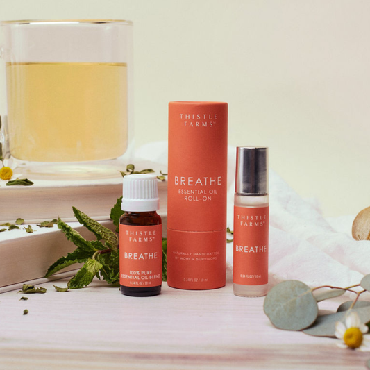 Thistle Farms | Breathe Essential Oil Roll On | Eucalyptus Peppermint