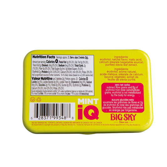 Big Sky Brands Inc. | Mint IQ  | Icy Citrus | 40ct