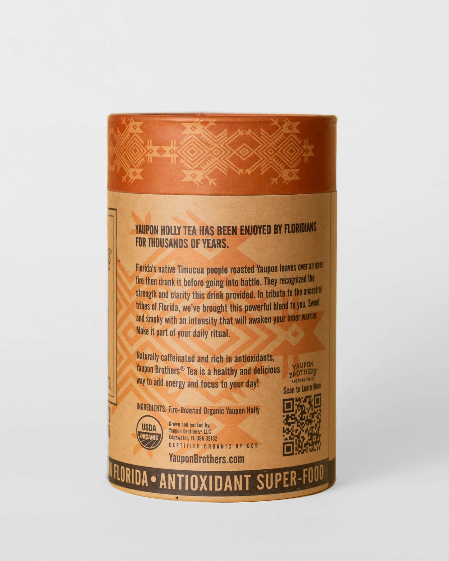 Spiced Peach Yaupon Holly Tea