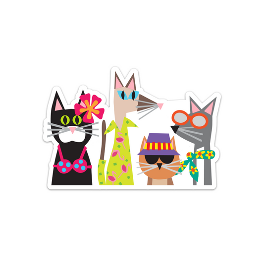 R. Nichols | Summer Kitties Sticker