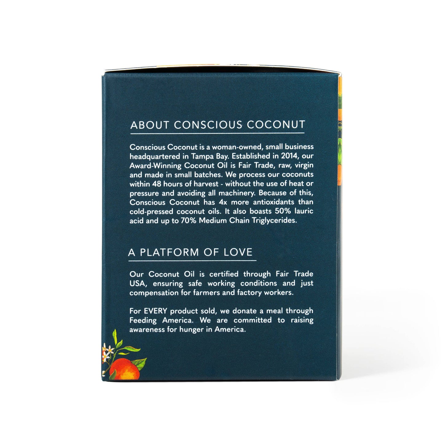 Conscious Coconut - Sunshine in a Jar - Florida Orange Coconut Oil Sugar Scrub