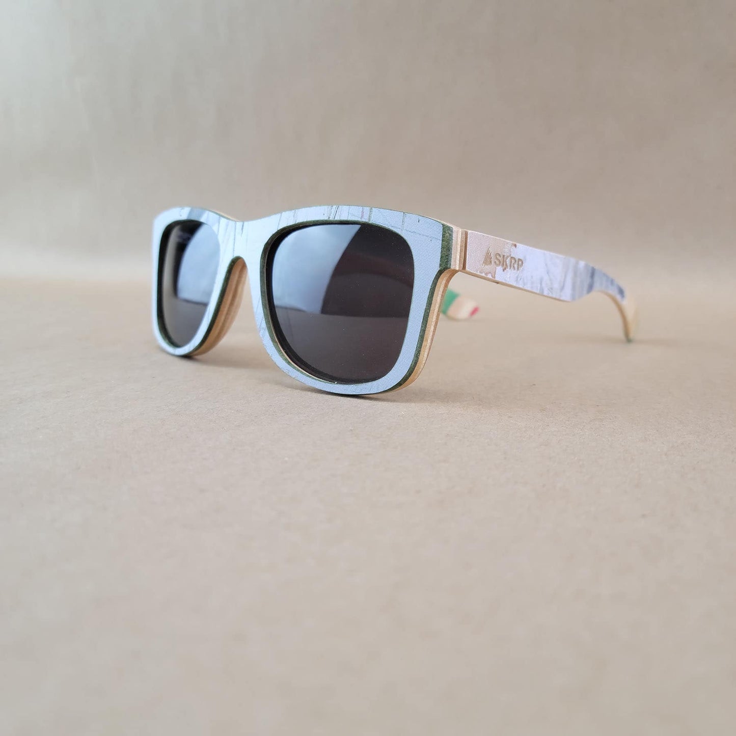 SKRP | Recycled Skateboard Wayfarer Style Sunglasses