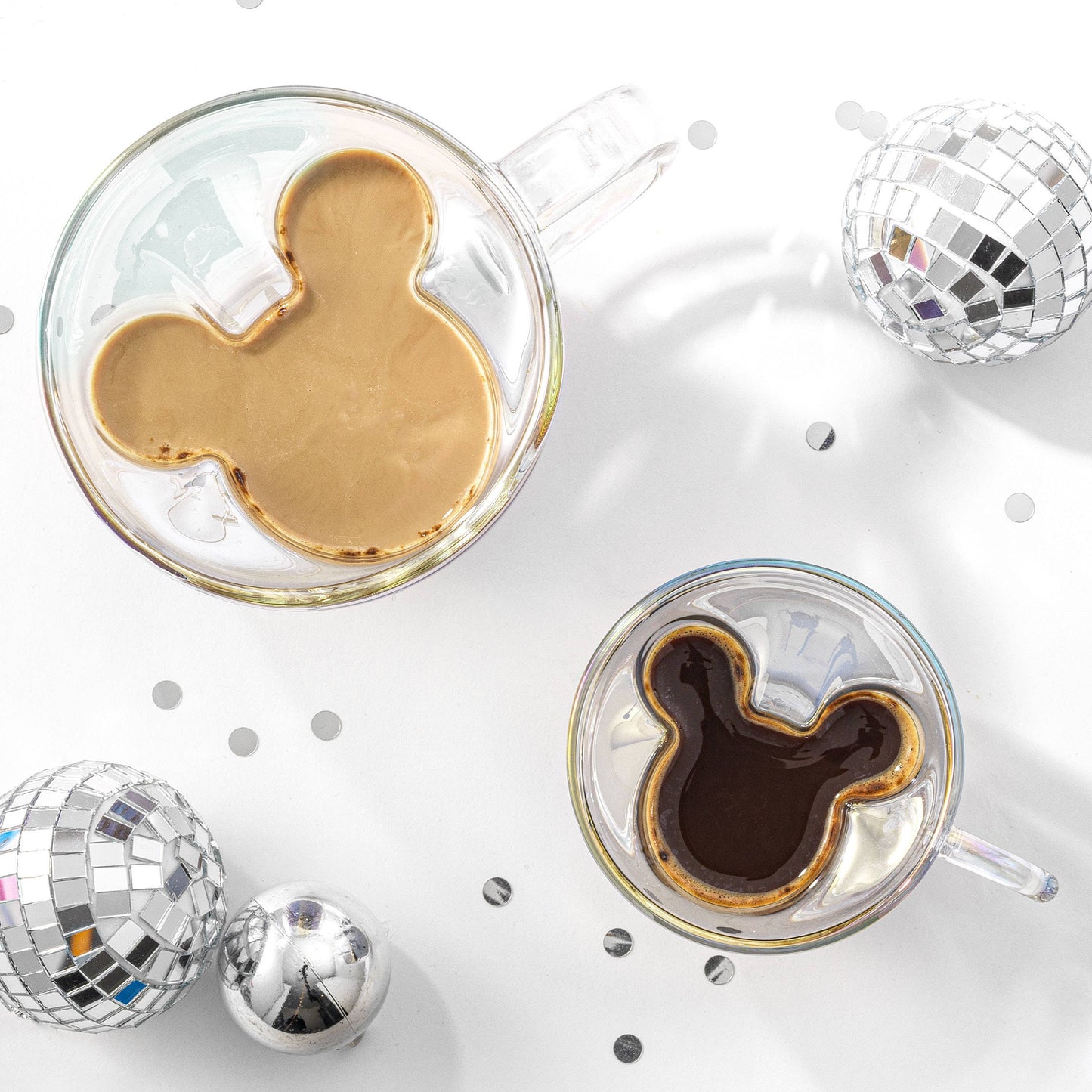 JoyJolt | Disney100 Limited Edition 3D Mickey Mouse Glass Coffee Mug: 10 oz