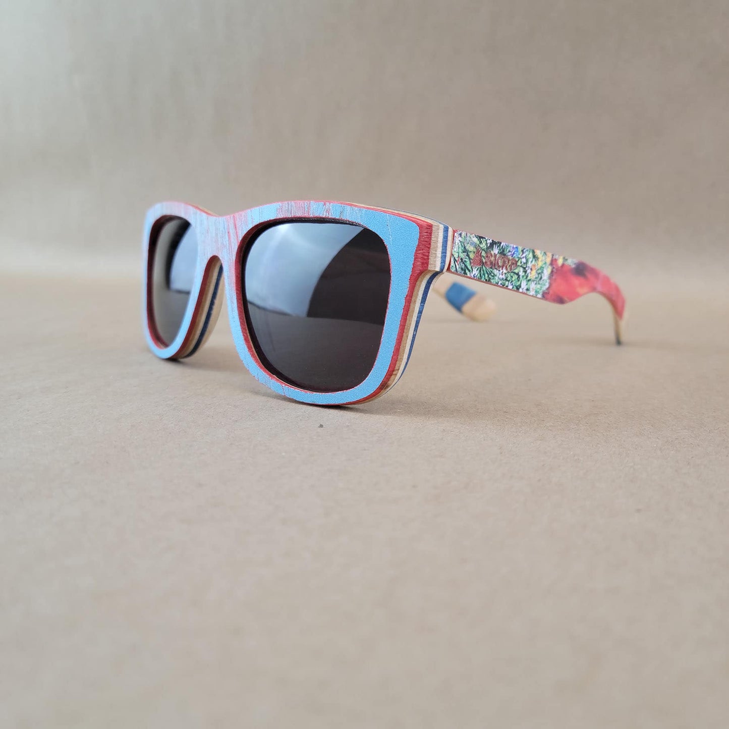 SKRP | Recycled Skateboard Wayfarer Style Sunglasses