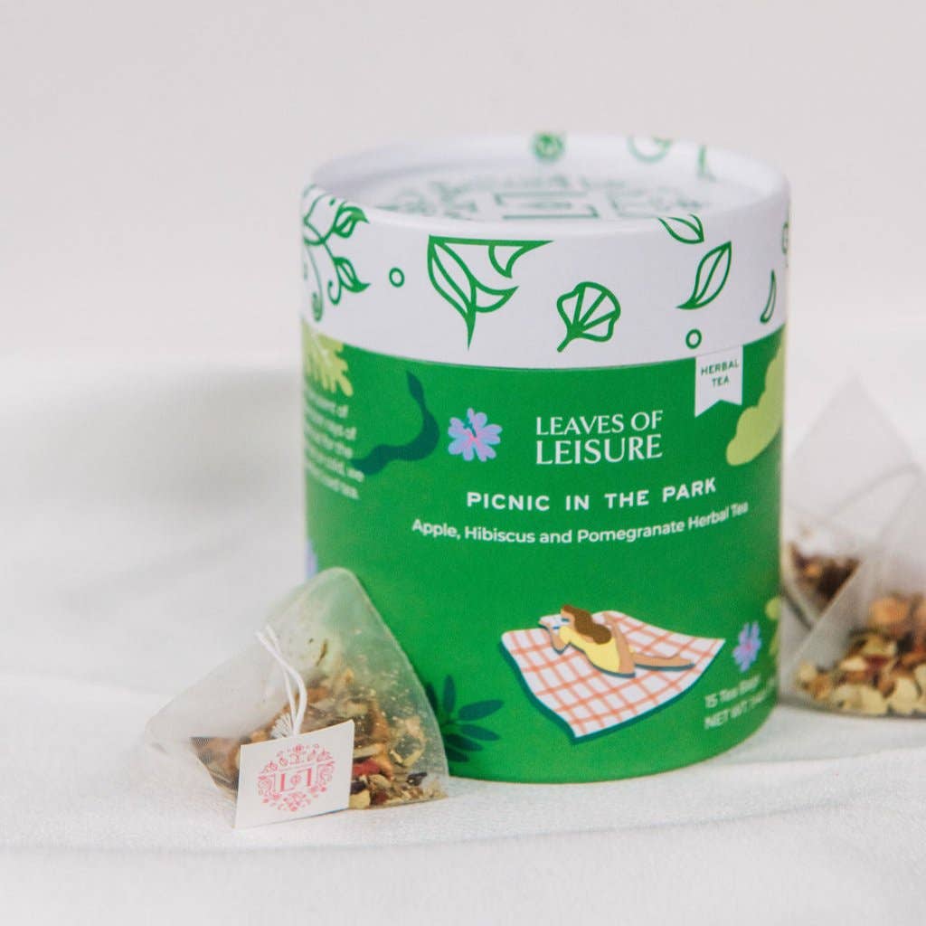 Leaves of Leisure | Picnic in the Park Herbal Tea: Canister (15 tea bags)
