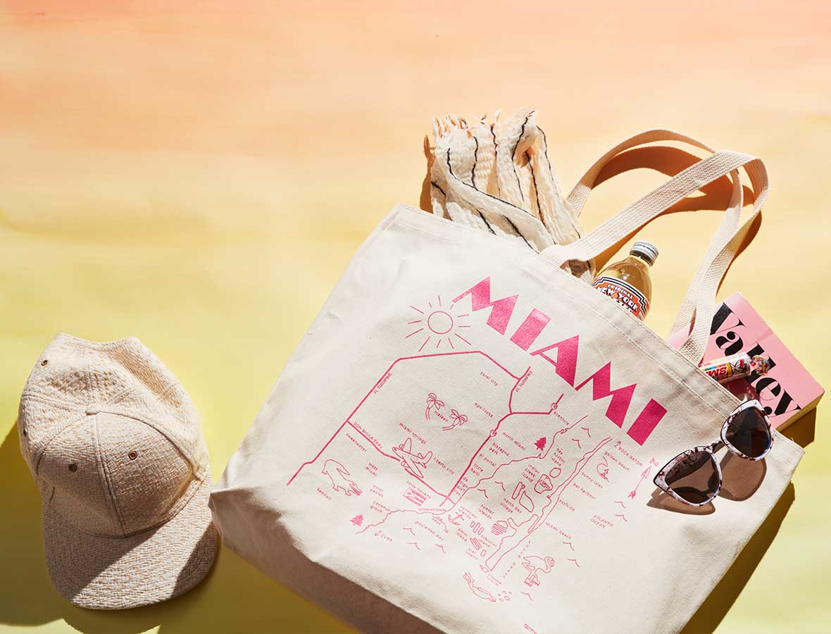 Maptote | Miami Beach Tote