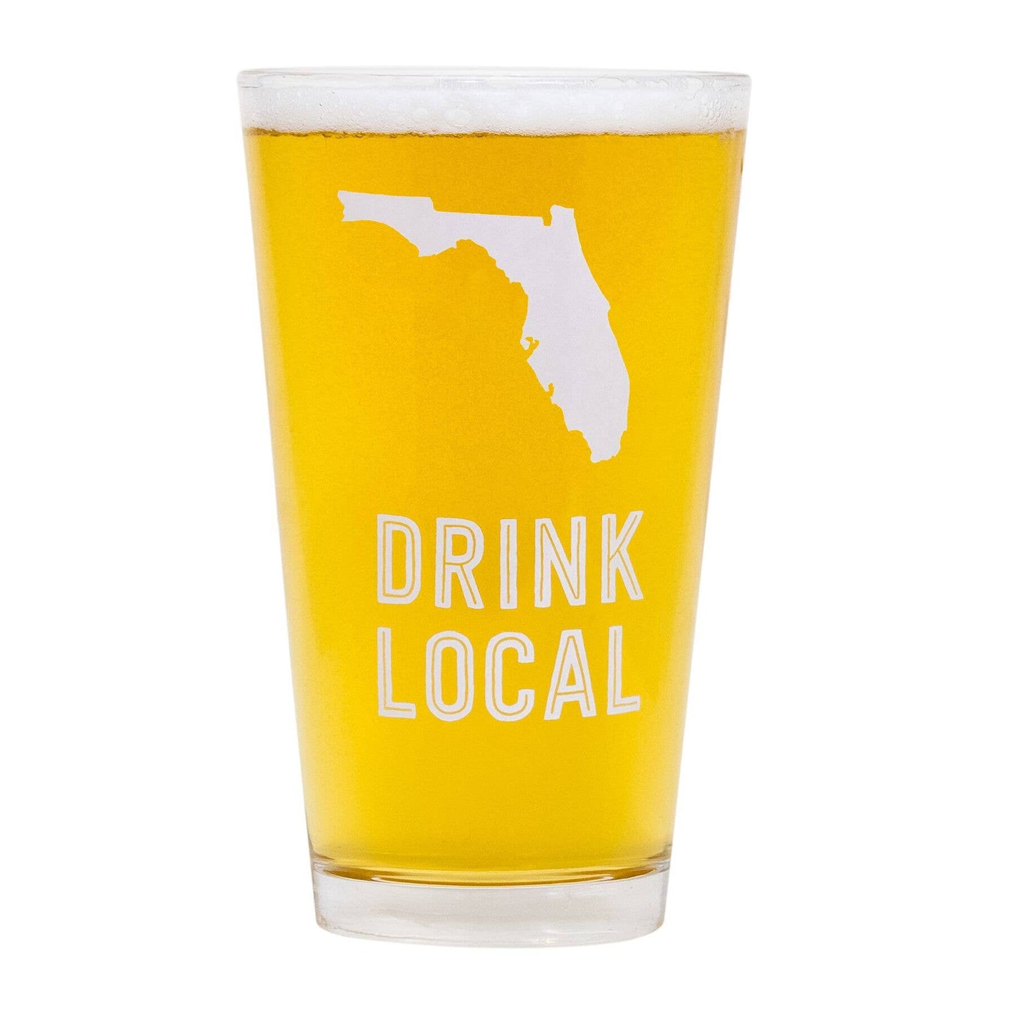 About Face Designs | Florida Pint Glass