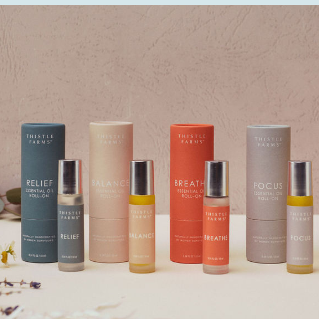Thistle Farms | Breathe Essential Oil Roll On | Eucalyptus Peppermint