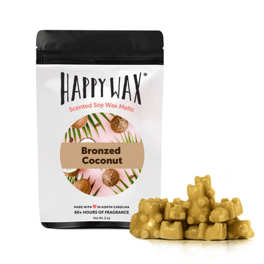 Bronzed Coconut Wax Melts - Sample Pouch (2 oz)