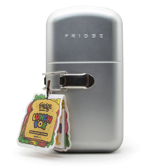 SUCK UK Ltd | Fridge Lunch Box with Vinyl Stickers
