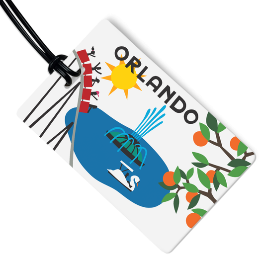 R. Nichols | Orlando Luggage Tag w/ Black Strap