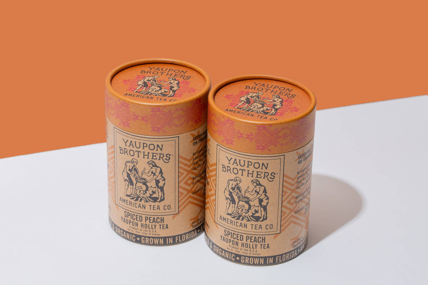 Spiced Peach Yaupon Holly Tea